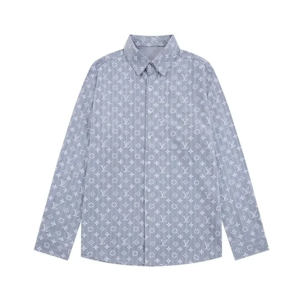 Louis Vuitton Floral Print Long-Sleeve Shirt White Multicolor - 23
