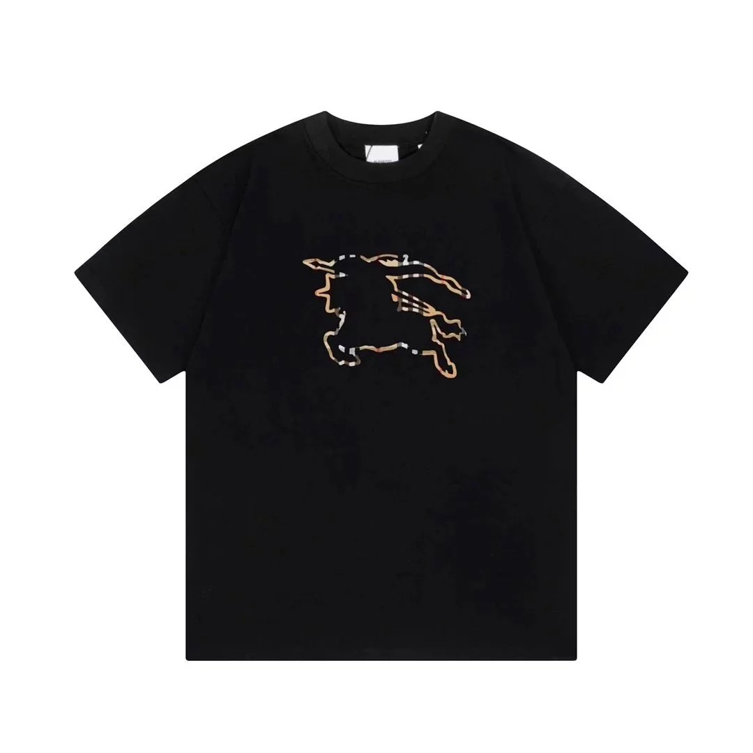 Burberry Logo Patch Black T-Shirt - 7