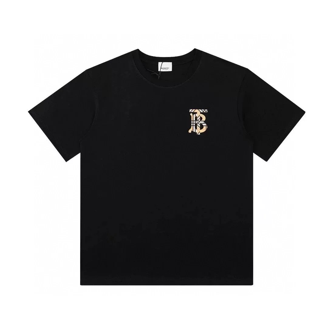 Burberry Logo Patch Black T-Shirt - 14