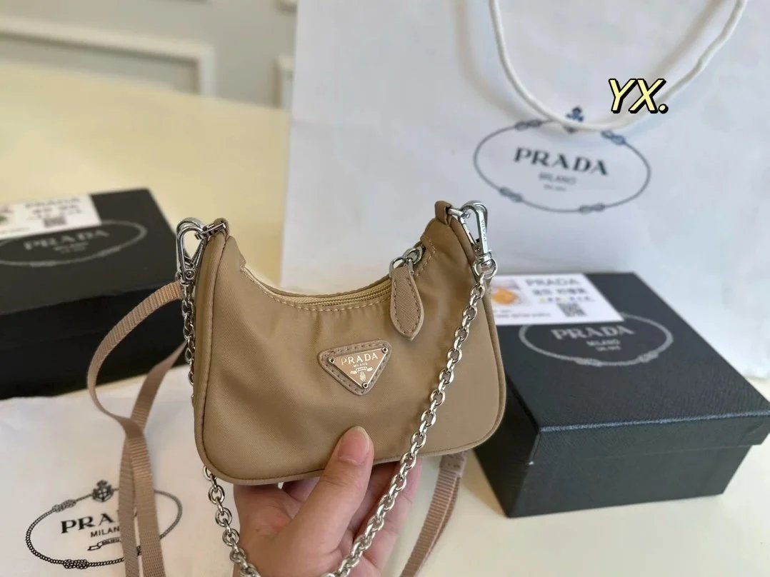 Prada Re-Nylon Mini Shoulder Bag Black - 19