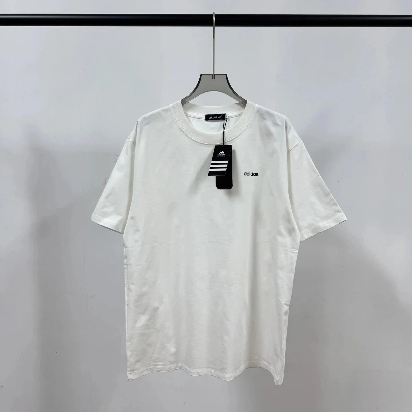 Adidas Logo T-Shirt Pale Yellow T-Shirt - 12