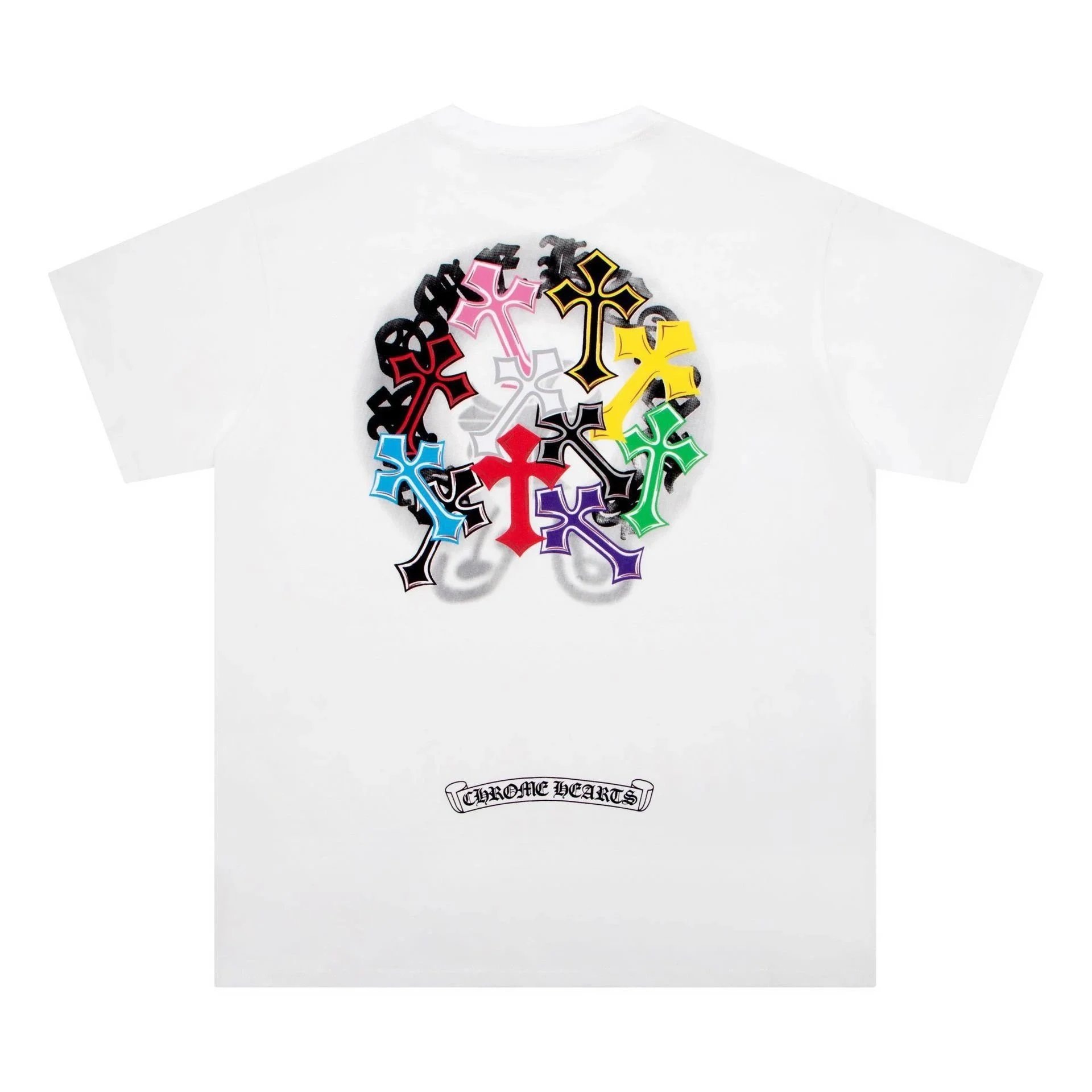 Chrome Hearts Hollywood White Graphic T-Shirt - 5