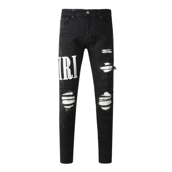 Gallery Dept. Distressed Black Denim Jeans - 20
