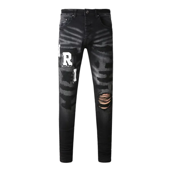 Gallery Dept. Distressed Black Denim Jeans - 30