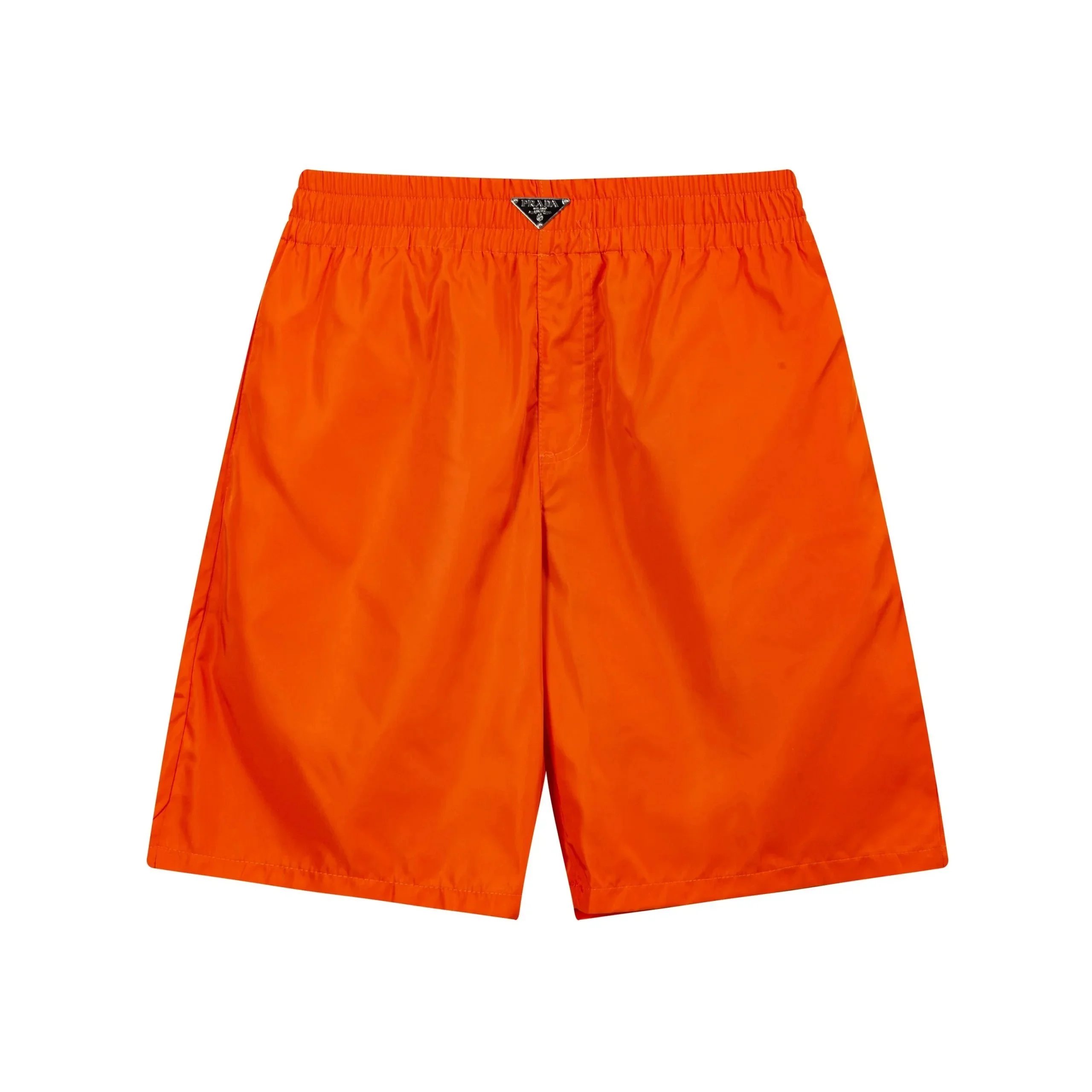 Prada Logo-Embroidered White Cotton Shorts - 19
