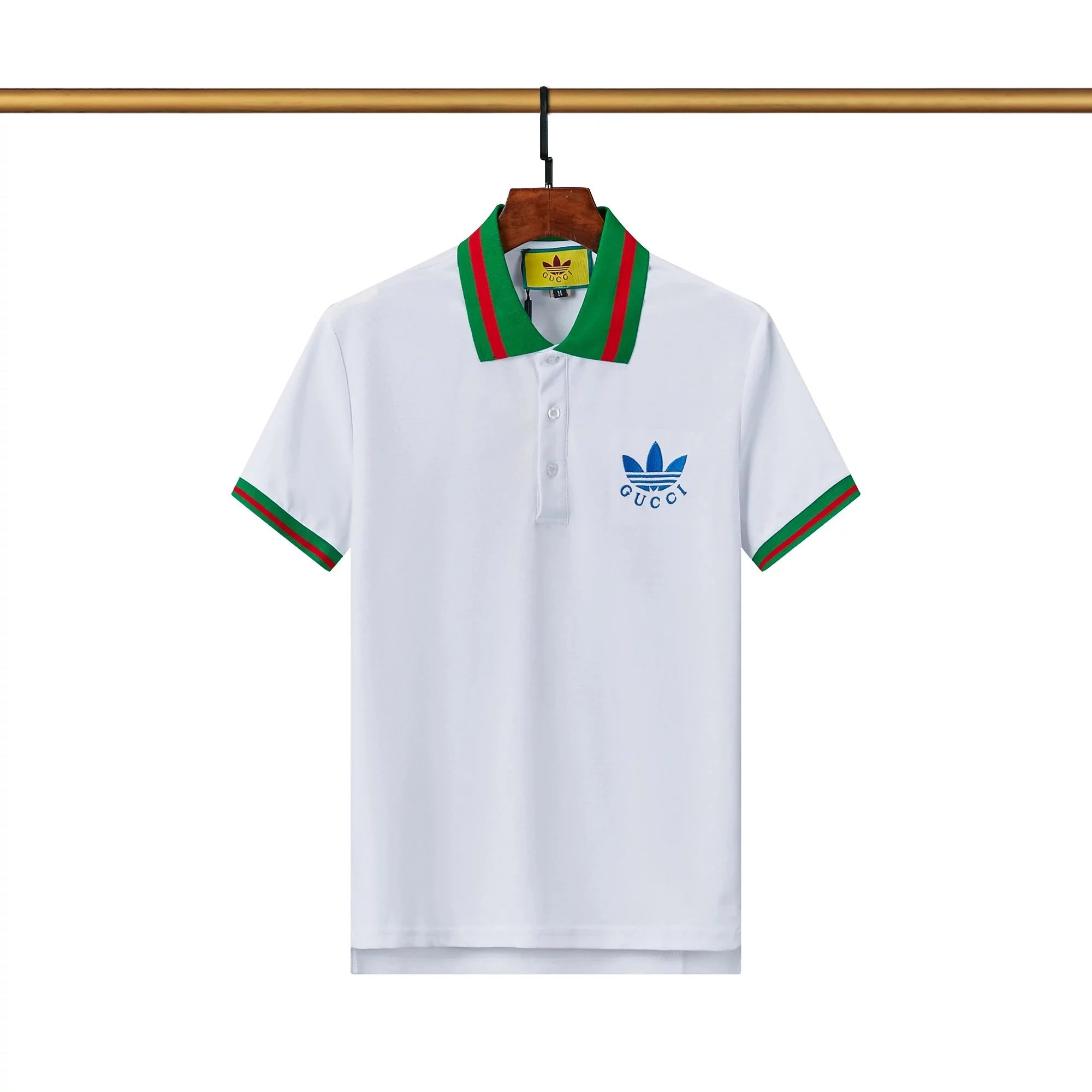Gucci Pineapple Embroidered Polo Orange Polo Shirt - 16