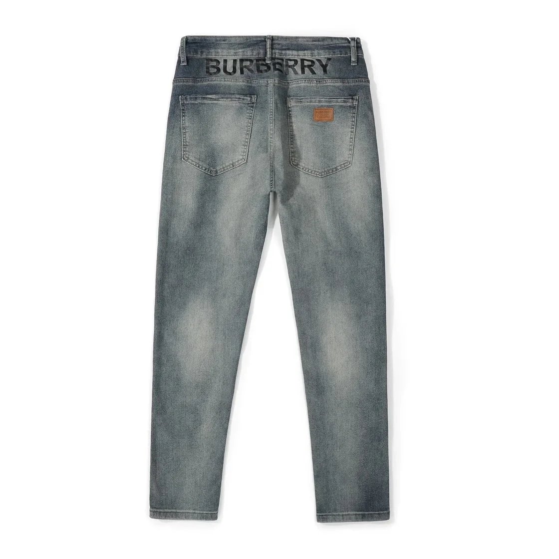 Fendi FF Monogram Patchwork Light Wash Jeans and Graphic Print T-Shirt Set - 14
