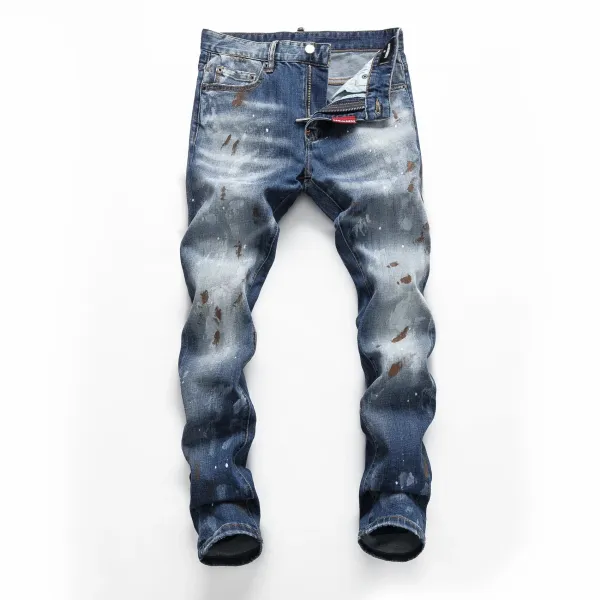 Dsquared2 Distressed Bleach-Splatter Denim Jeans - 27
