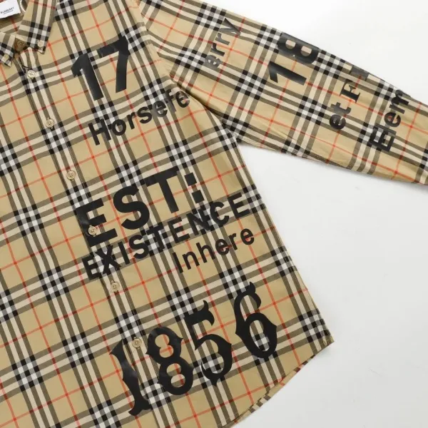 Burberry Classic Check Shirt Beige Multicolor Shirt - 9