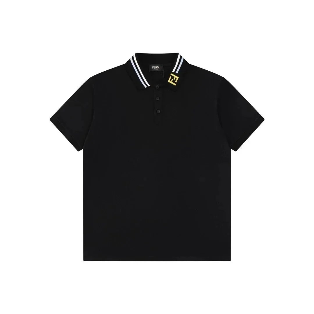 Fendi Monster Eyes Polo Black Polo Shirt - 8