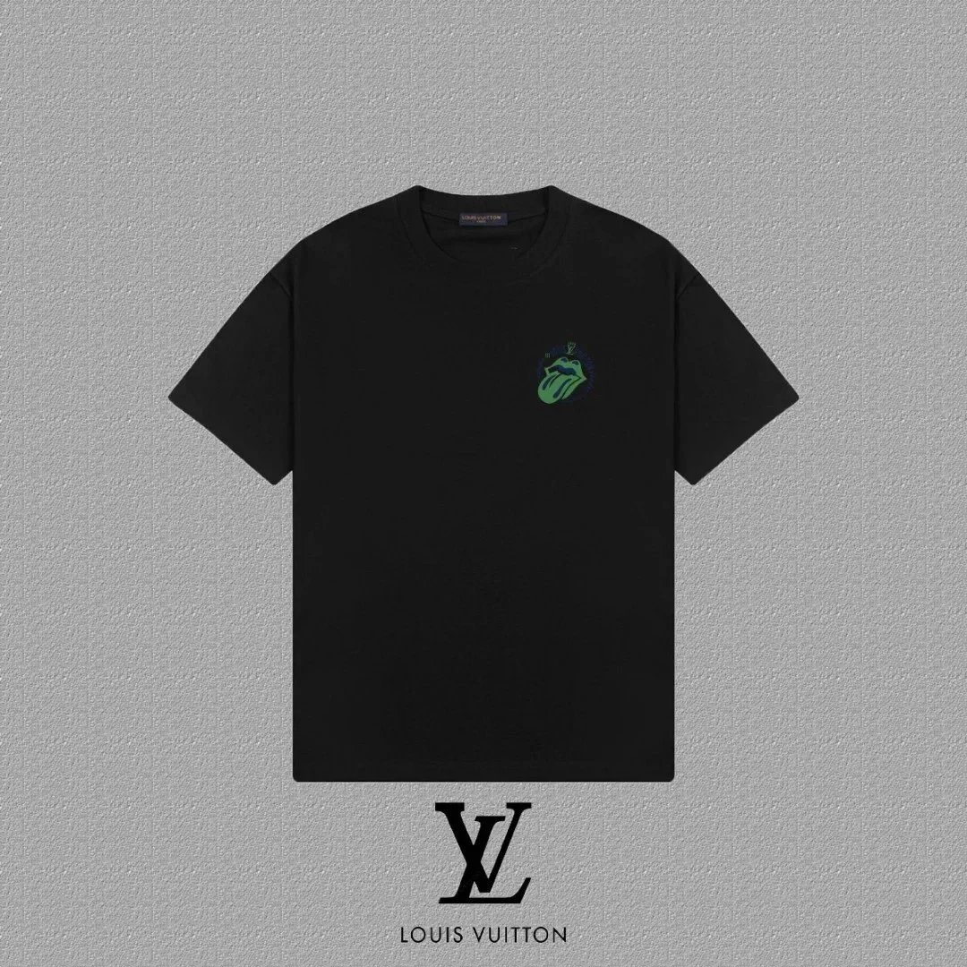 Louis Vuitton Paris River Scene Graphic T-Shirt Black - 12