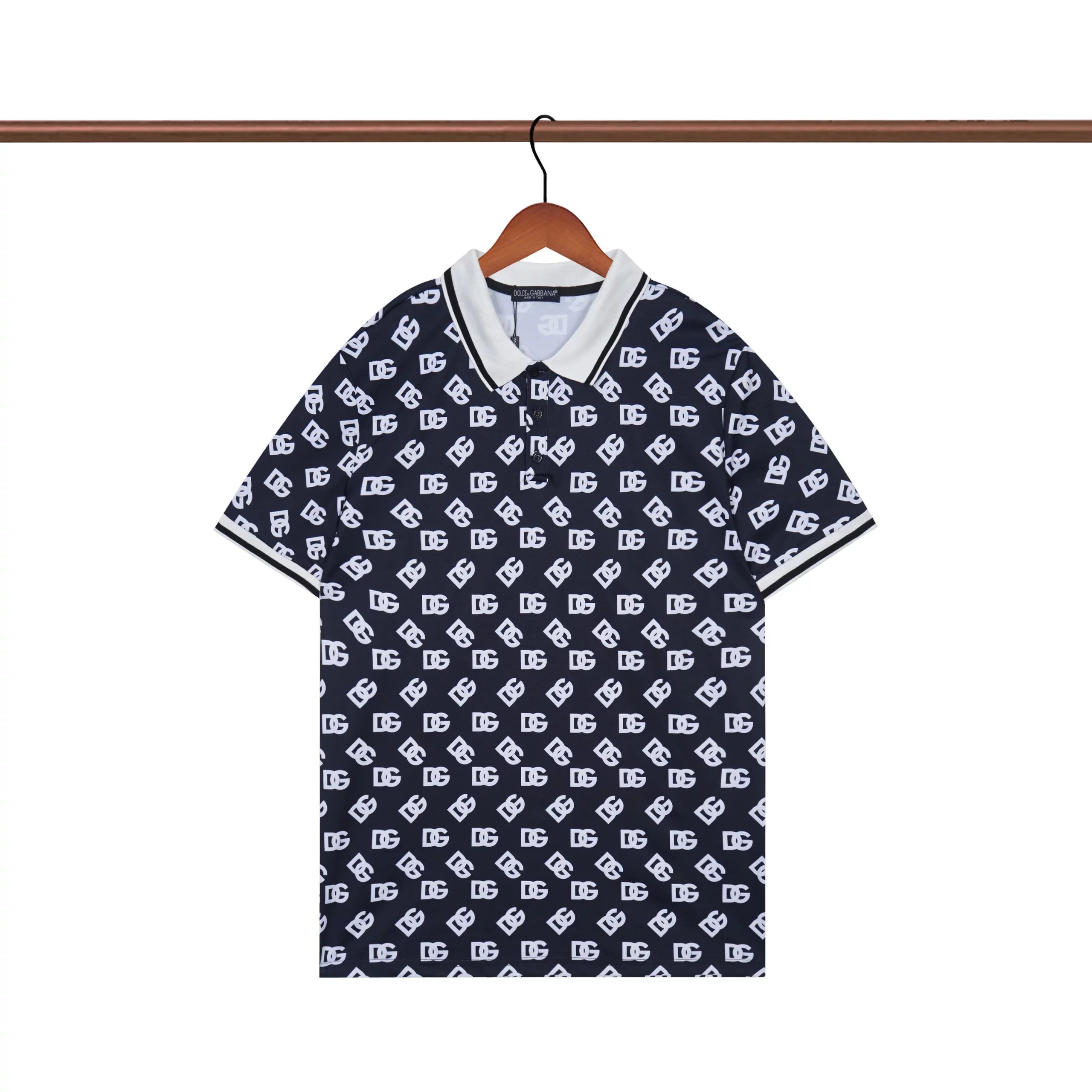 Dolce & Gabbana Heart DG Logo White Polo Shirt - 32