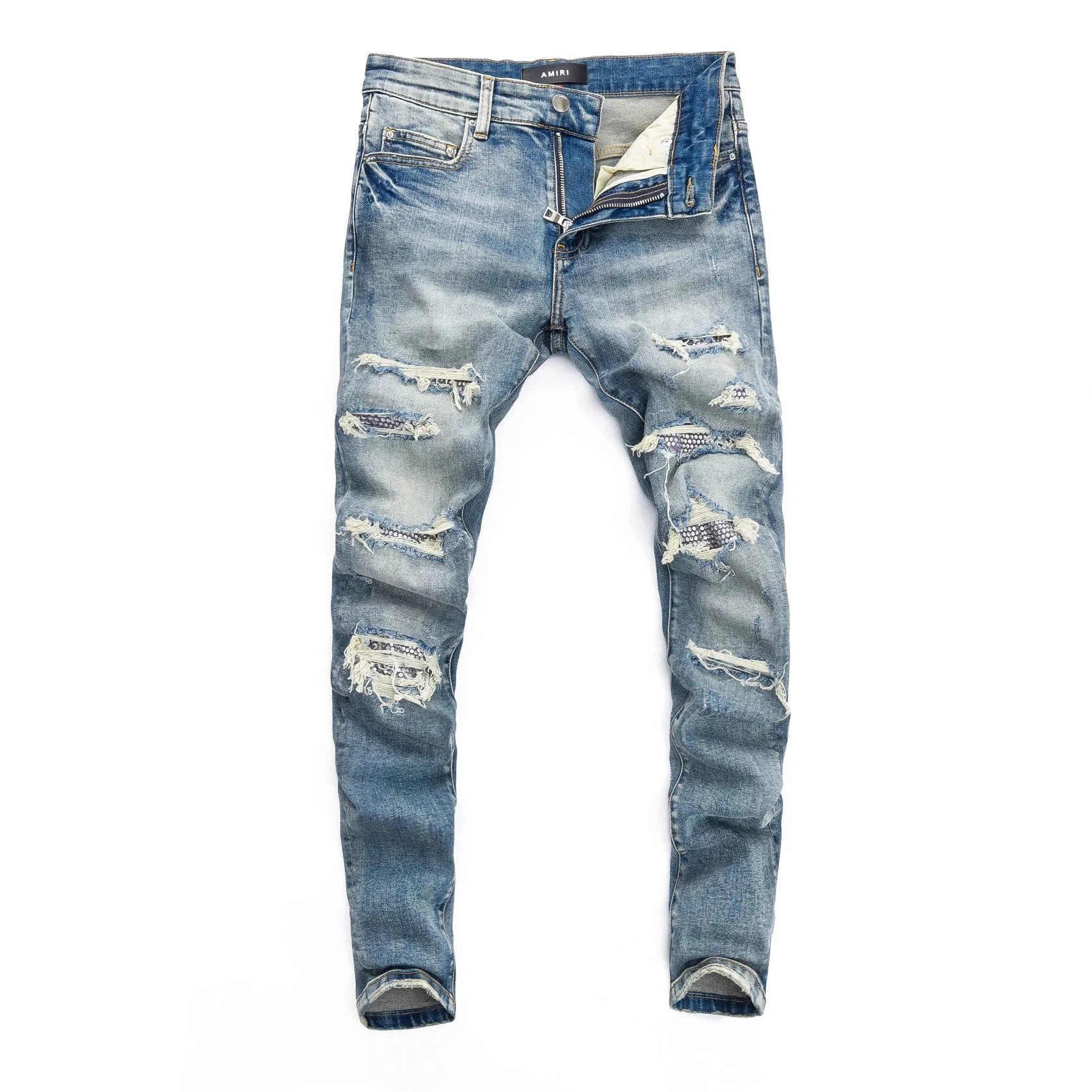 Gallery Dept. Patchwork Distressed Black Jeans - 30