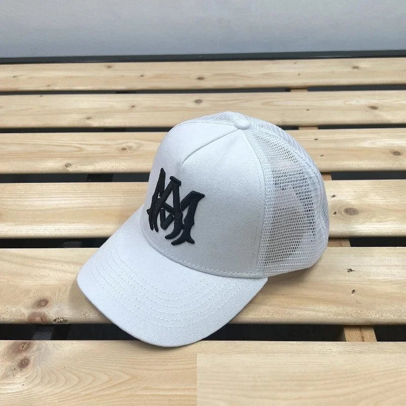 Design Trucker Cap Blue Mesh Back Baseball Cap - 5
