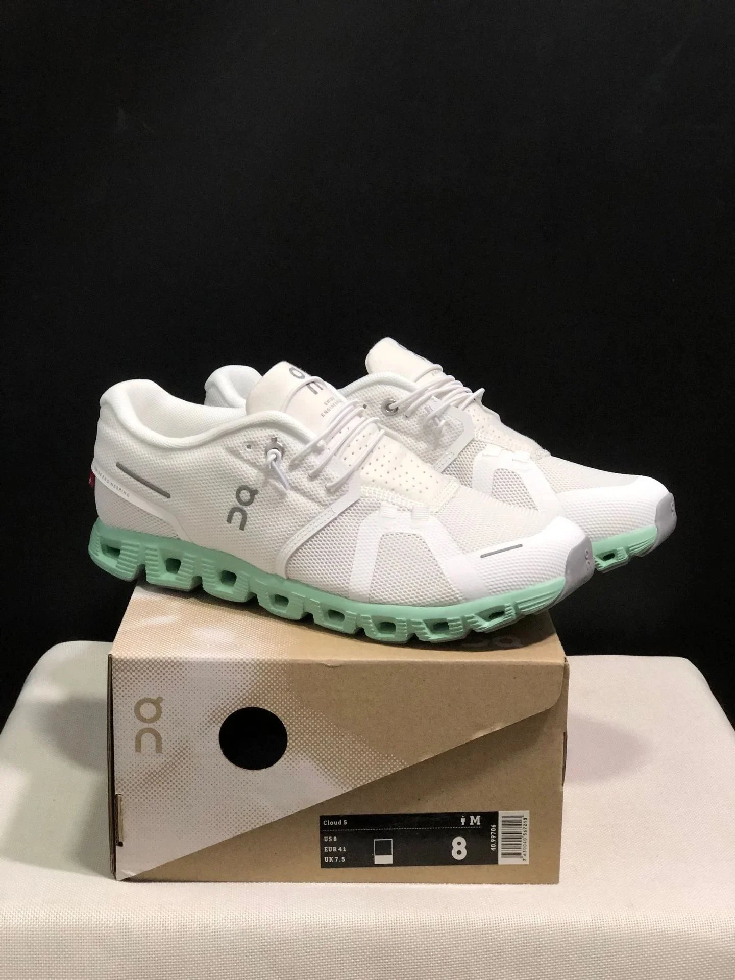 On Cloud X Rose Powder Soft Yarn Running Shoes - 17