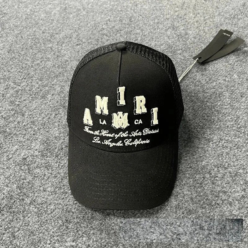 Design Trucker Cap Blue Mesh Back Baseball Cap - 22