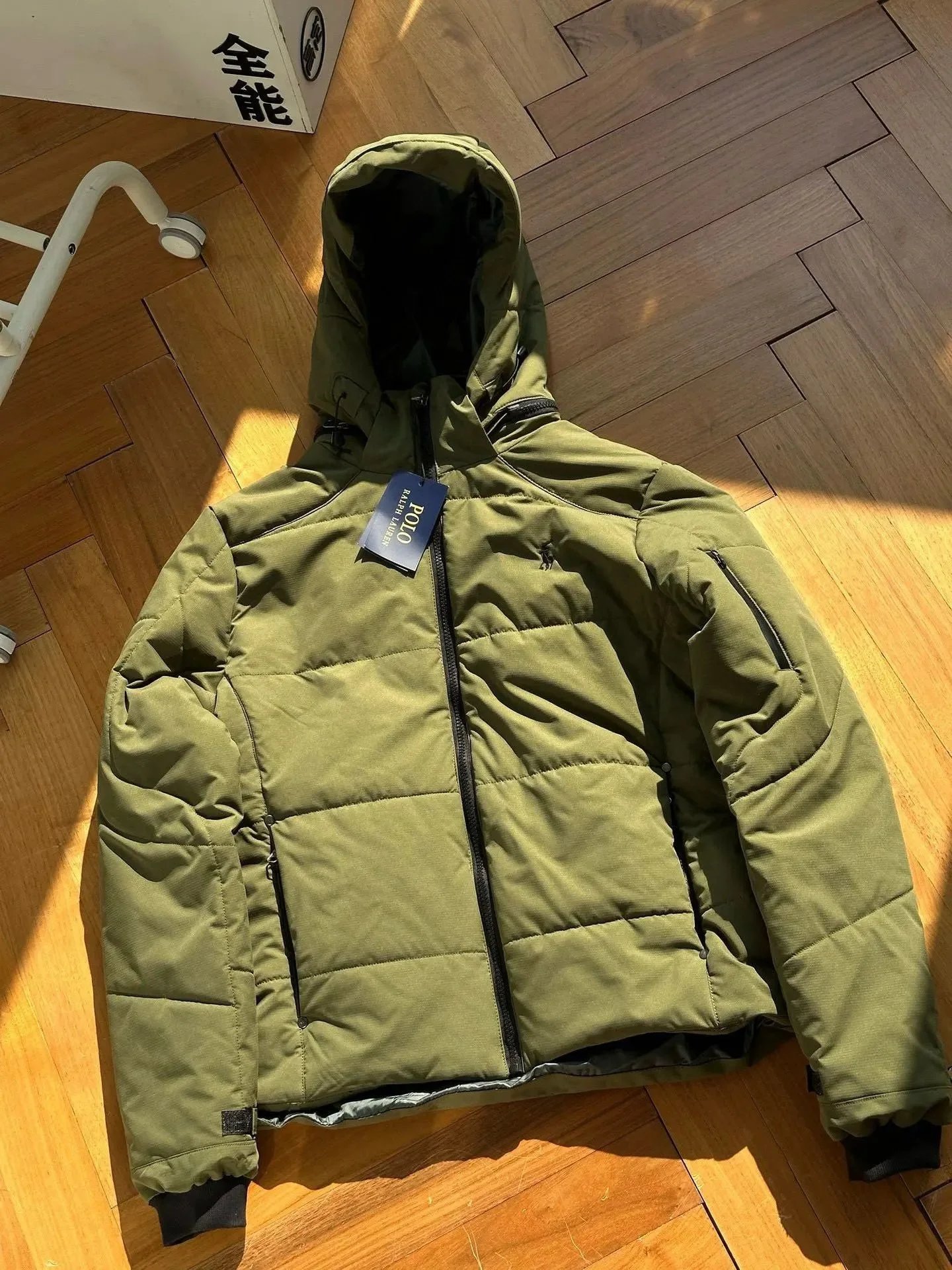 Polo Ralph Lauren Puffer Jacket Army Green Down Jacket - 5