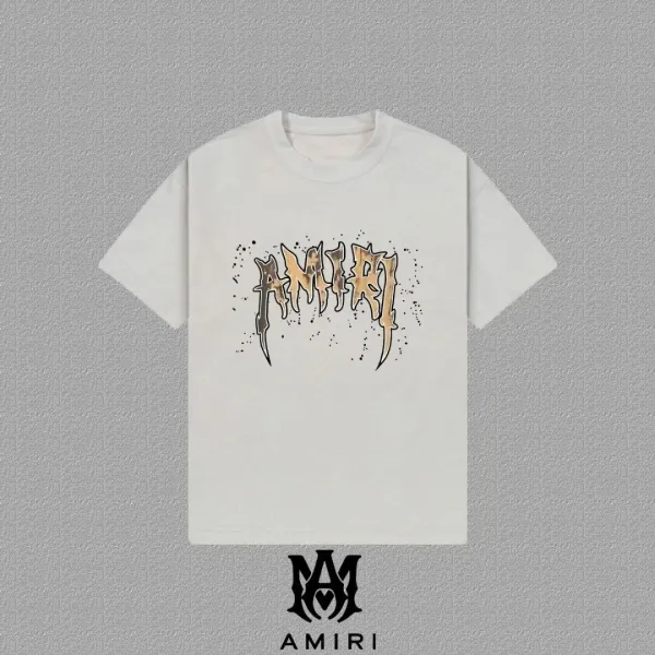 Amiri Logo Graphic White T-Shirt - 28