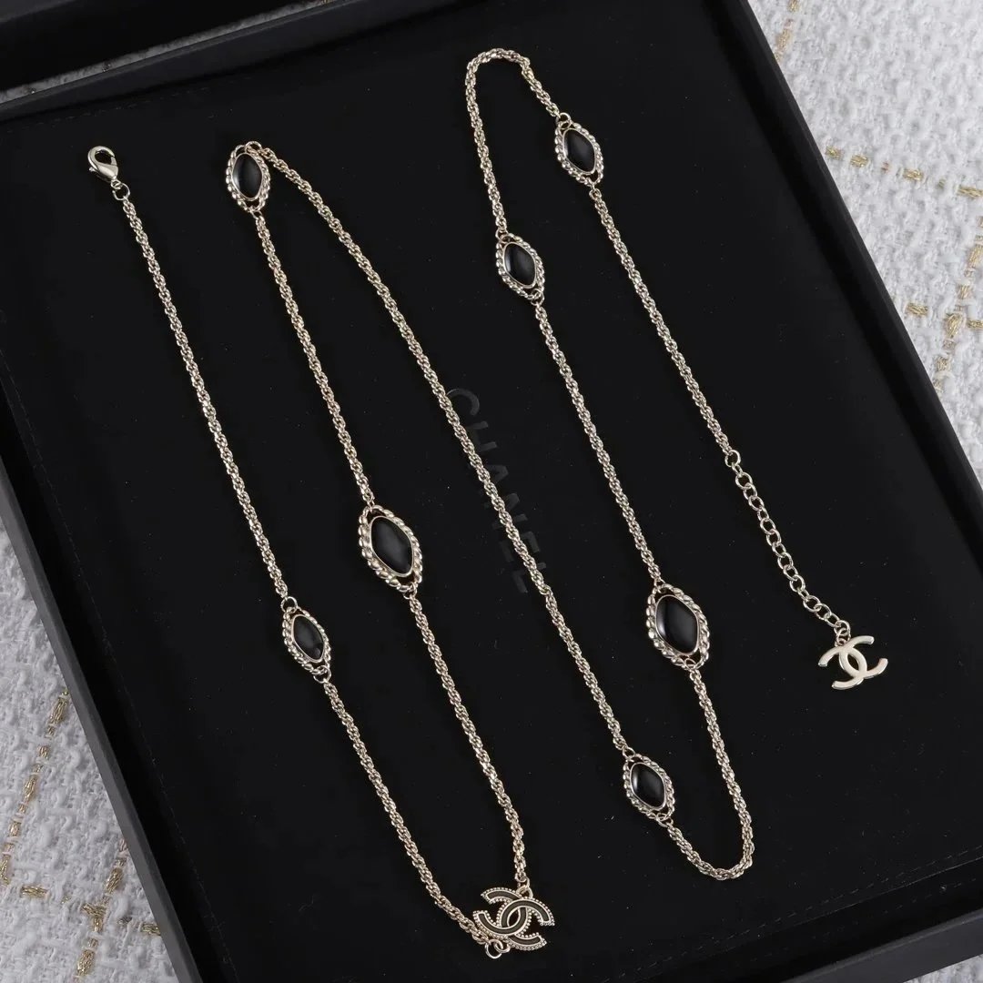 Chanel CC Logo Pave Crystal Snake Chain Bracelet Gold Jewelry - 17