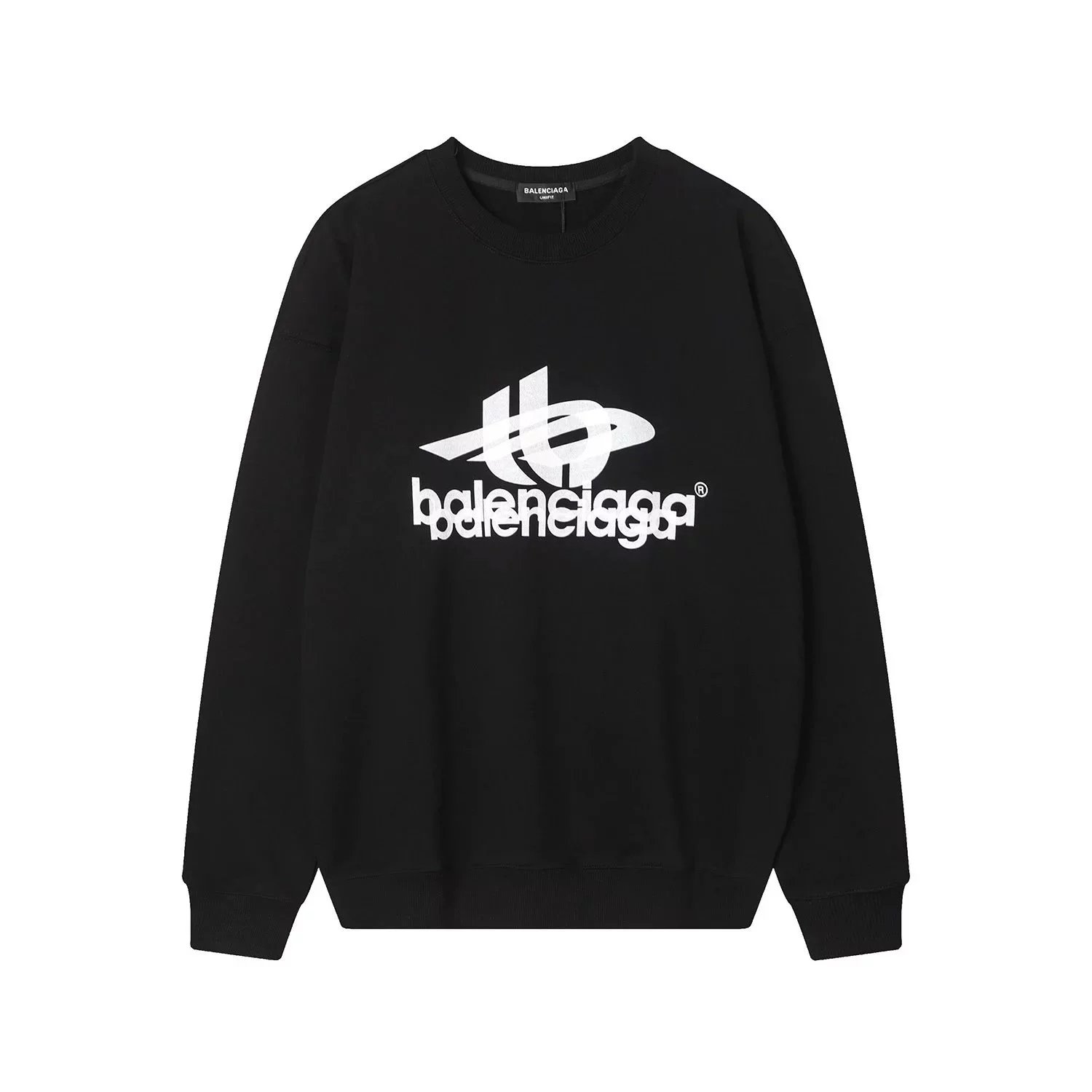 Balenciaga Bitcoin Logo Black Sweatshirt Sweater - 11