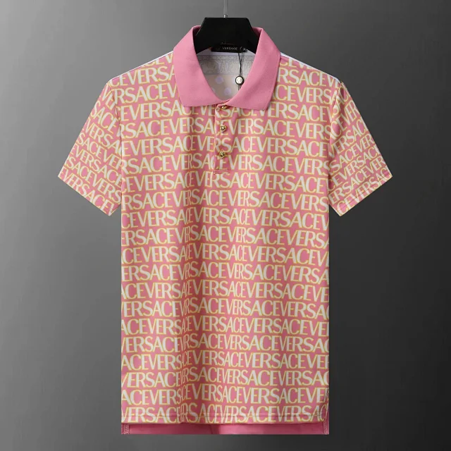 Versace Shirts Short-Sleeve Logo Polo Shirt product detail image 11