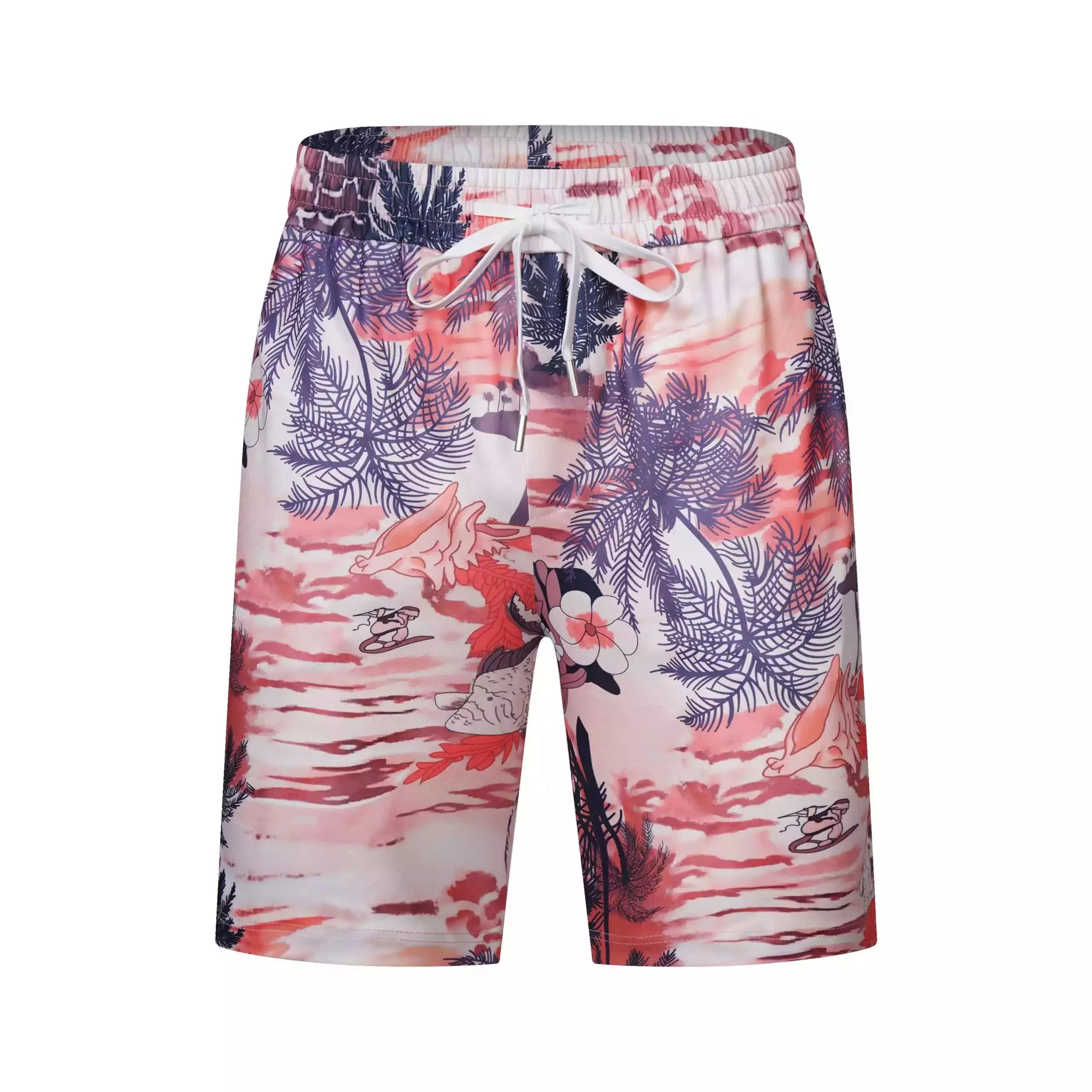 Design District Arts Summer Shorts Beige Multicolor - 41