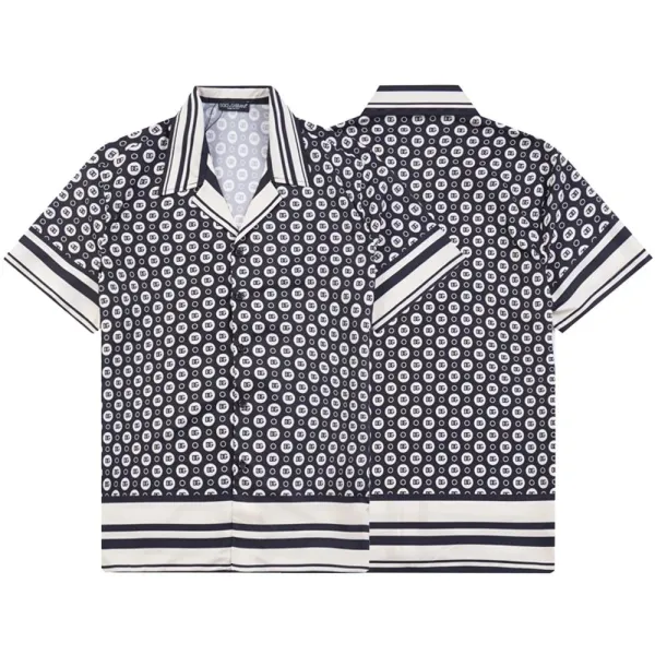 Dolce & Gabbana Embroidered Crest White Shirt - 41