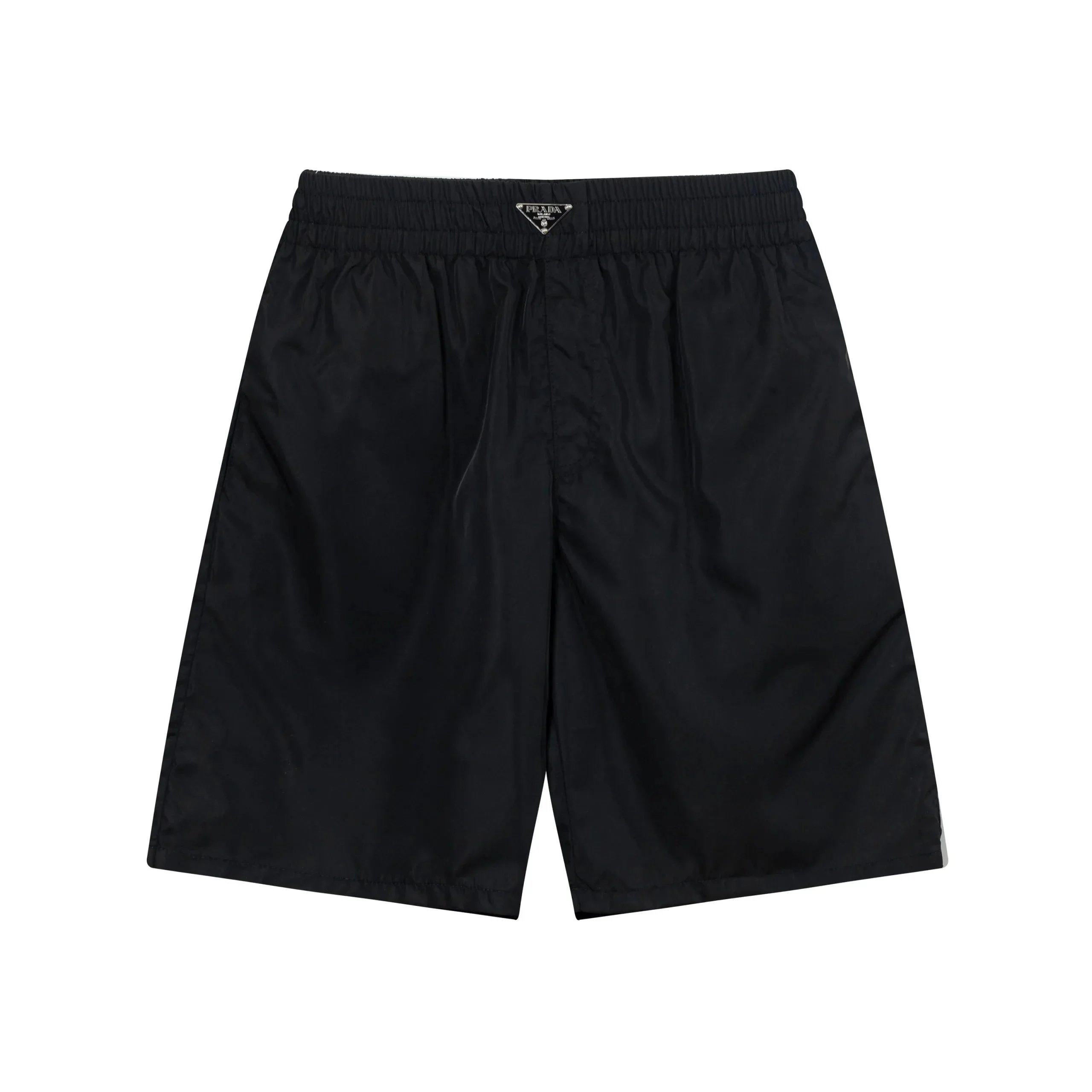 Prada Logo-Embroidered White Cotton Shorts - 20