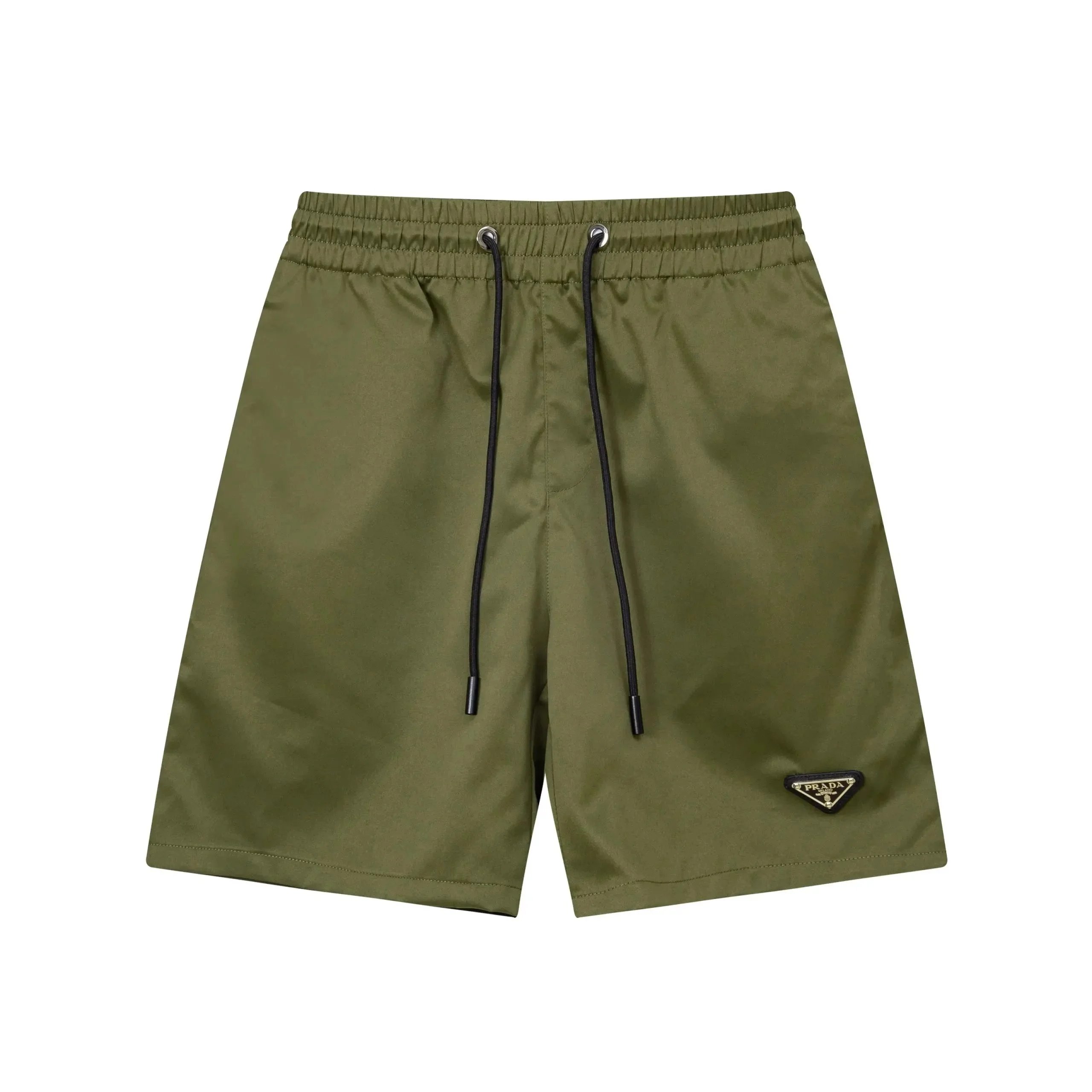 Prada Logo-Embroidered White Cotton Shorts - 27