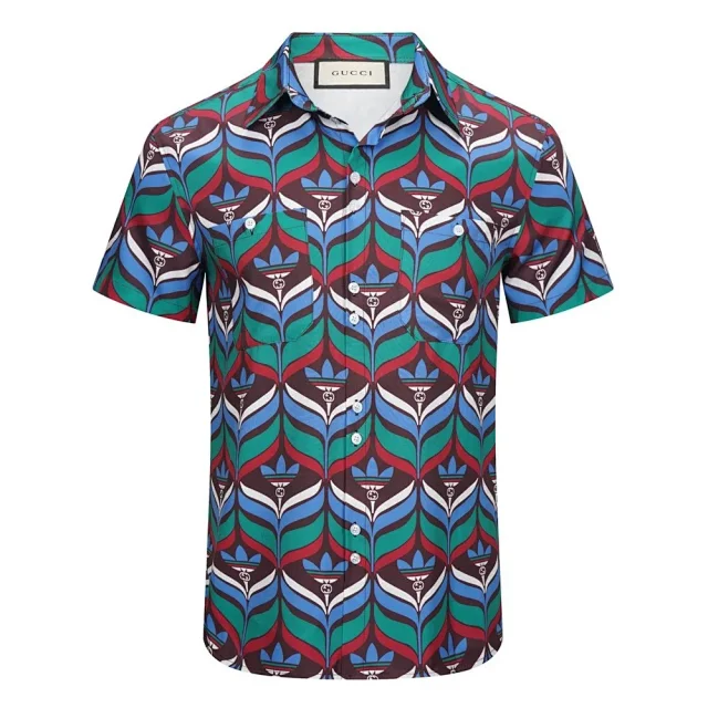 Gucci Shirts Short-sleeve printed button-up shirt product detail image 16