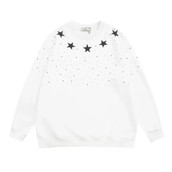 Givenchy Star-Print Black Sweatshirt Sweater - 11