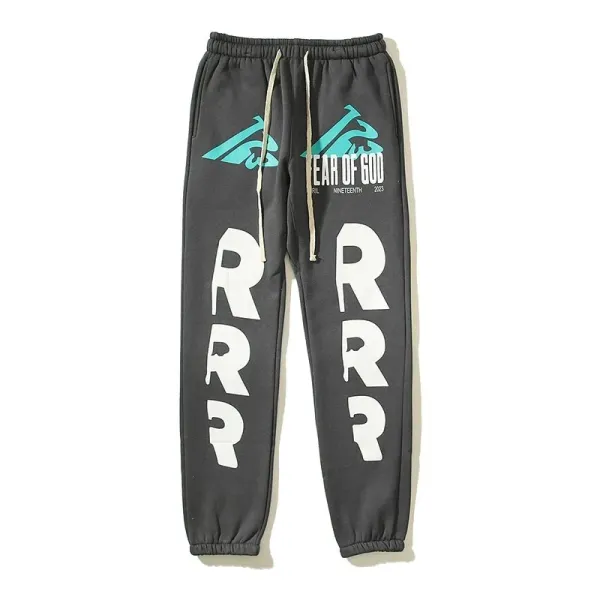 Essentials Track Pants Burgundy with Cream Side Stripes Sweatpants - 13