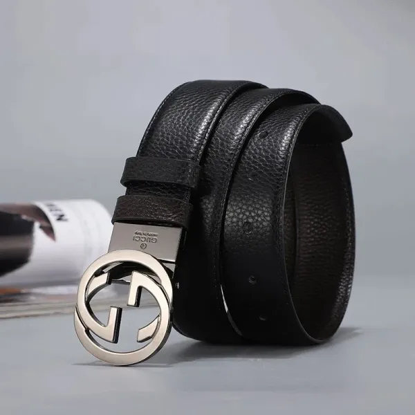 Gucci Disney x Gucci GG Marmont Belt Black with Mickey Mouse Print and Red Interlocking G Buckle - 5