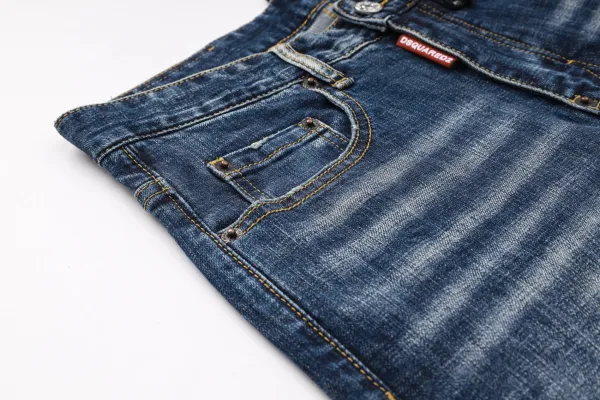 Dsquared2 Distressed Paint-Splatter Slim Fit Jeans - 12