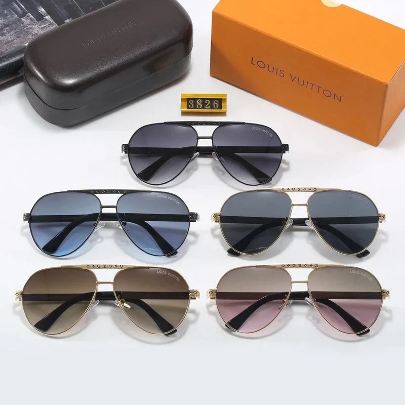 Louis Vuitton Monogram Square Sunglasses Purple Gradient - 2