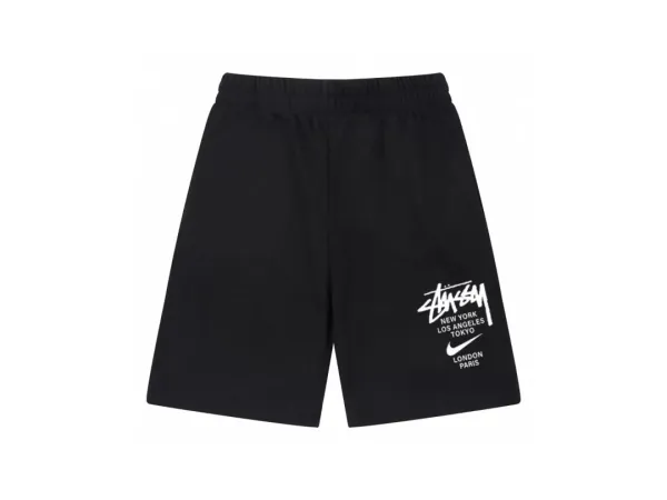 Stüssy Logo Print Teal Performance Shorts - 27