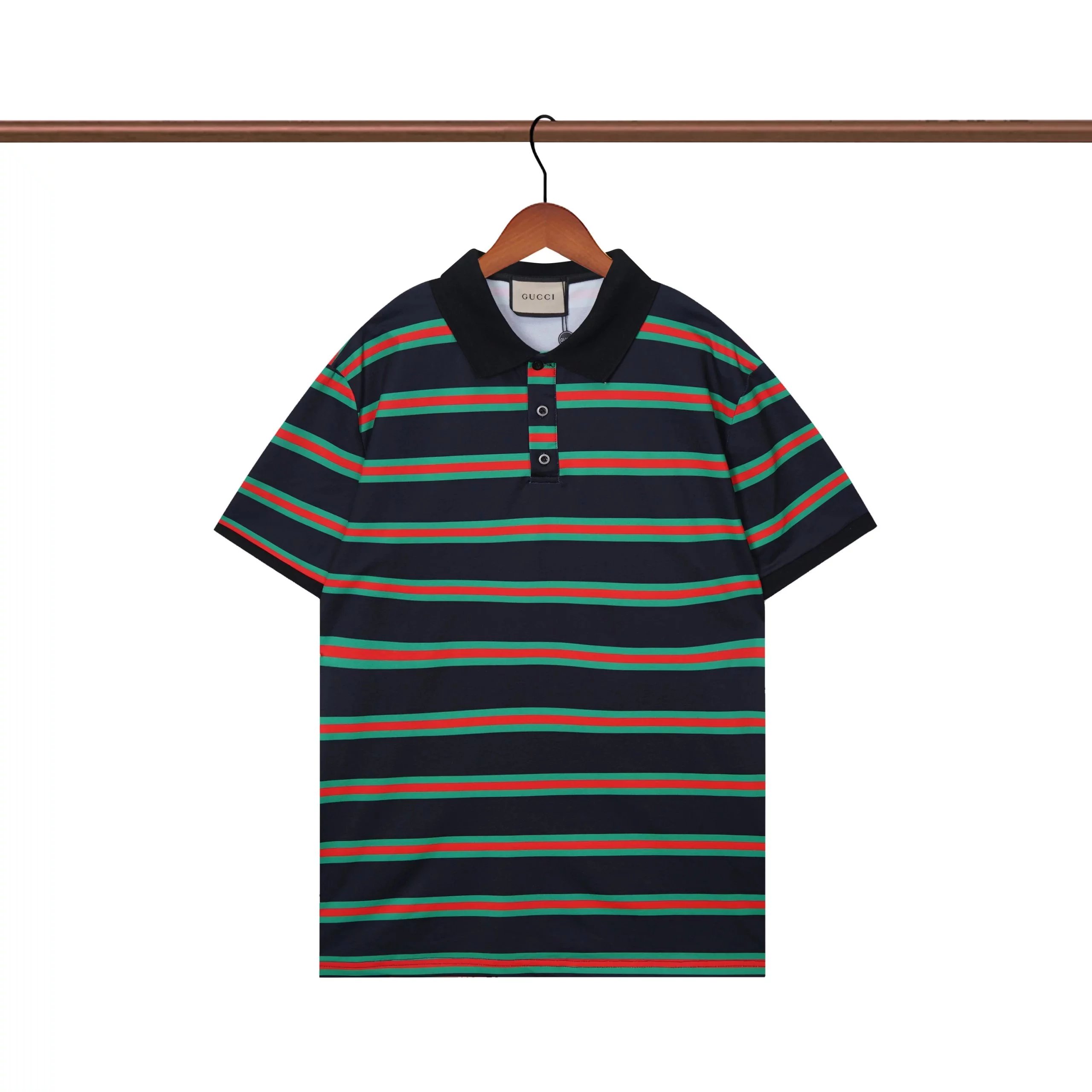 Gucci Pineapple Embroidered Polo Orange Polo Shirt - 28