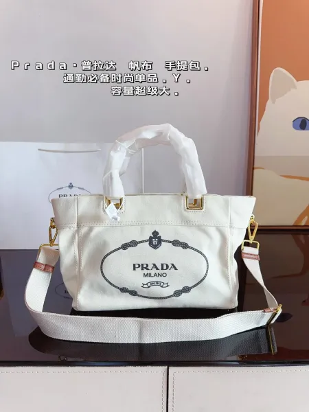 Prada Re-Edition 2005 Tote Bag Yellow Leather Handbag - 18