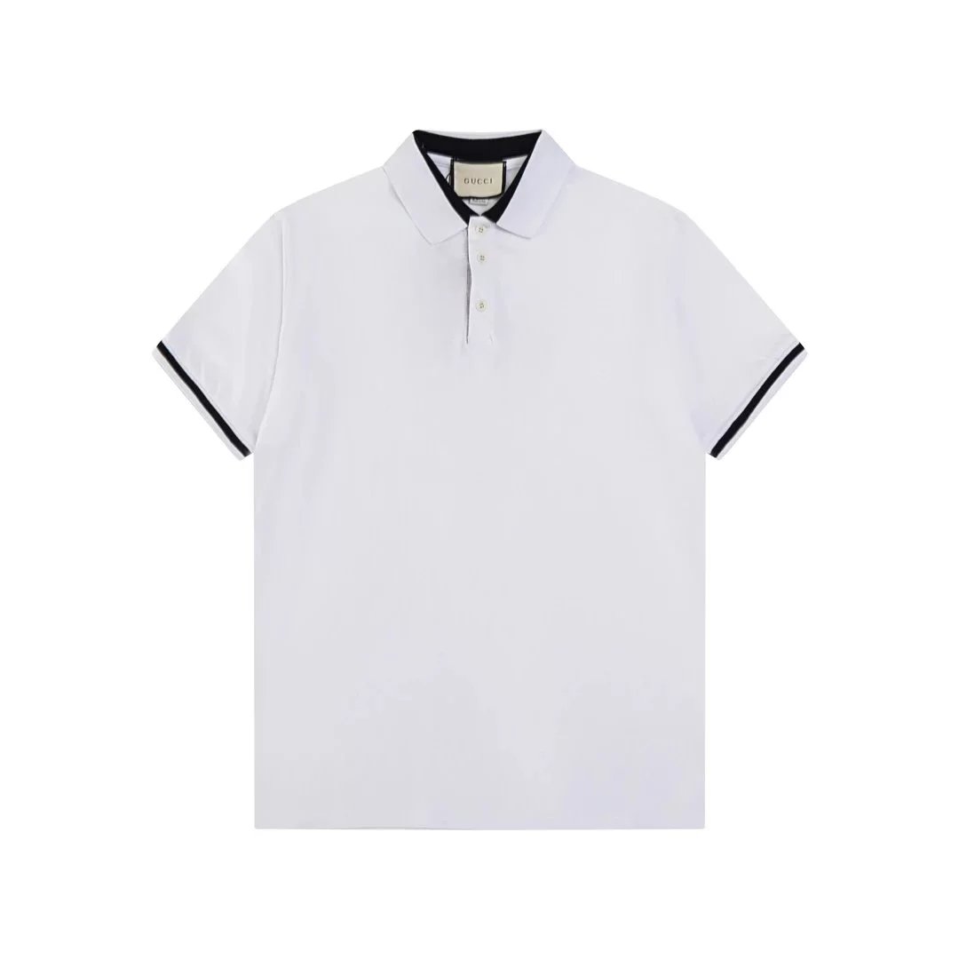 Gucci GG Logo Print Polo White Polo Shirt - 10