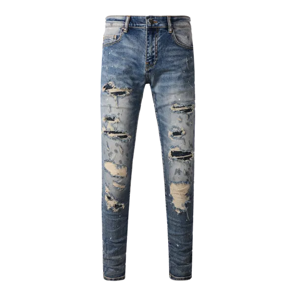 Gallery Dept. Distressed Black Denim Jeans - 28