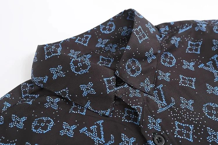 Design Checkerboard Pattern Short-Sleeve Shirt - 3