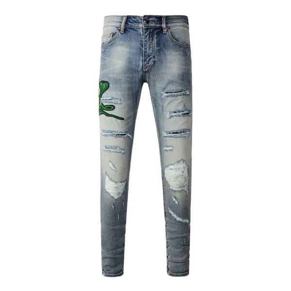 Gallery Dept. Distressed Black Denim Jeans - 35