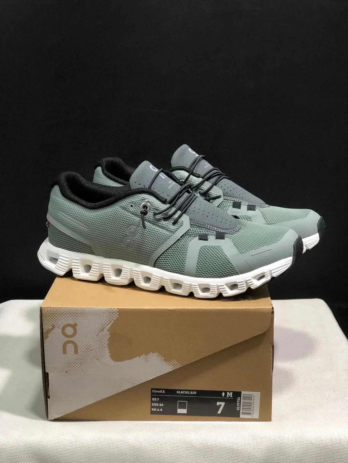 On Cloud X Rose Powder Soft Yarn Running Shoes - 15