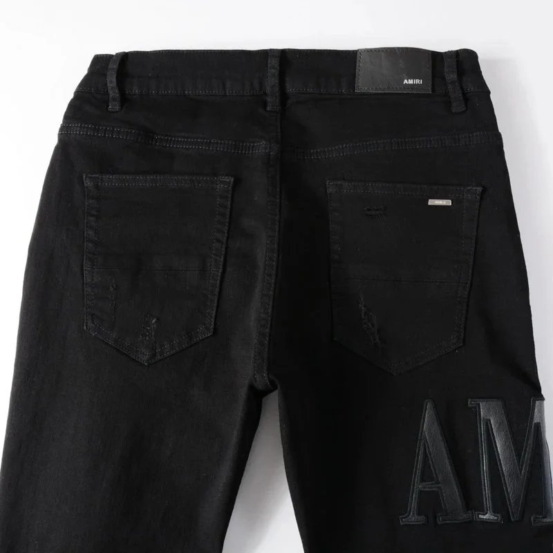 Gallery Dept. Patchwork Distressed Black Jeans - 12