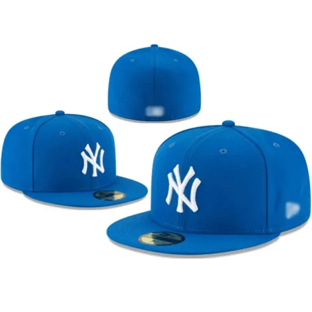 New Era Hats 59FIFTY-style flat-brim fitted baseball caps with embroidered team logos product detail image 25