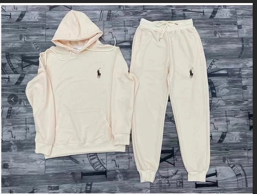 Polo Ralph Lauren Classic Logo Hoodie and Sweatpants Set Gray - 8