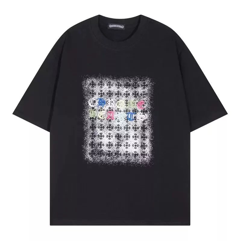 Corteiz Floral Spray Print Black Oversized T-Shirt - 12