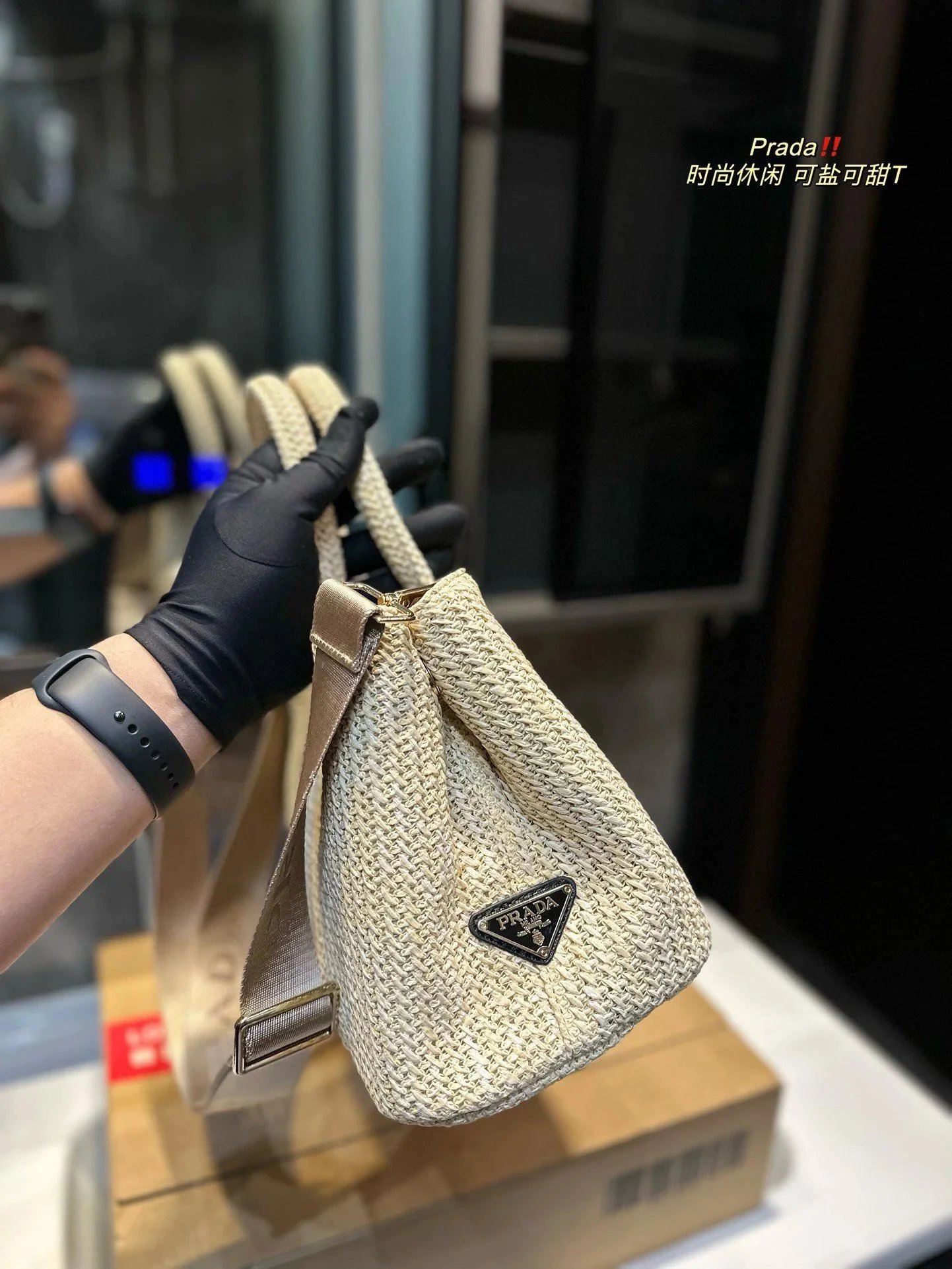 Prada Hobo Bag Tan Leather Shoulder Bag - 8