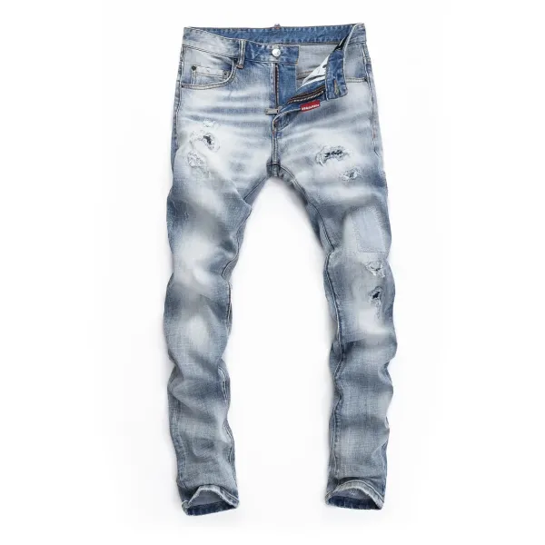 Dsquared2 Distressed Bleach-Splatter Denim Jeans - 20