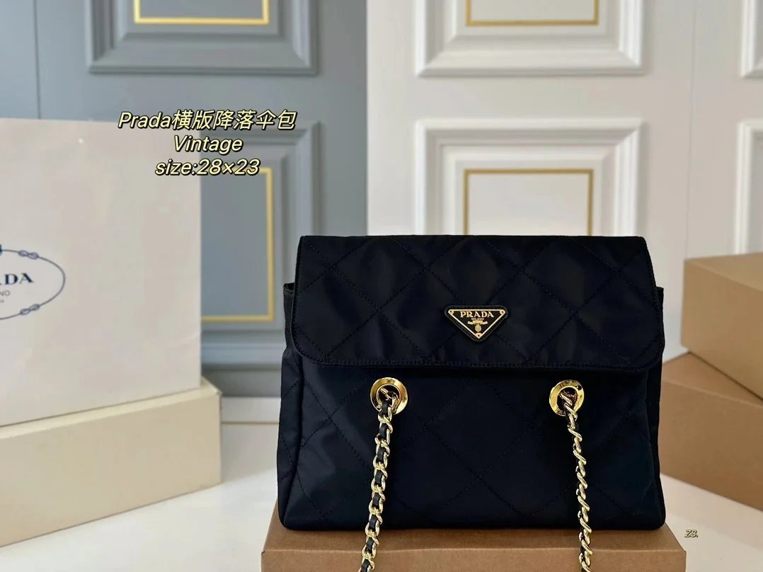 Prada Hobo Bag Tan Leather Shoulder Bag - 19